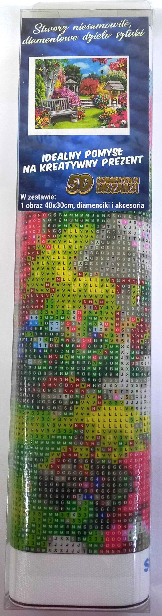 Norimpex Diamantové malování Posezení v zahradě 30x40cm