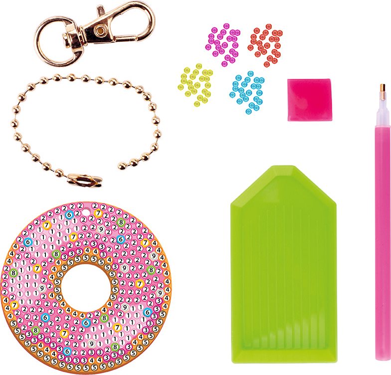 GRAFIX Diamantové malování Přívěsek Donut