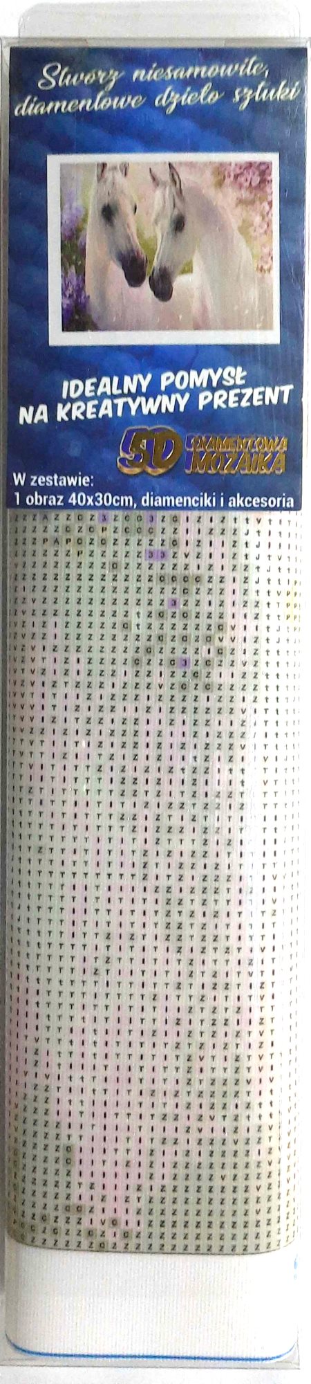 Norimpex Diamantové malování Zamilovaní koně 30x40cm