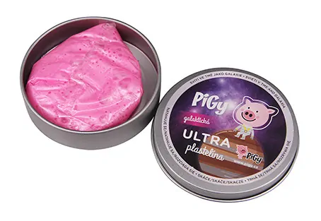 EPEE Ultra Plastelína Lilly & Pigy galaktická 50g - varianta Růžová Piggy