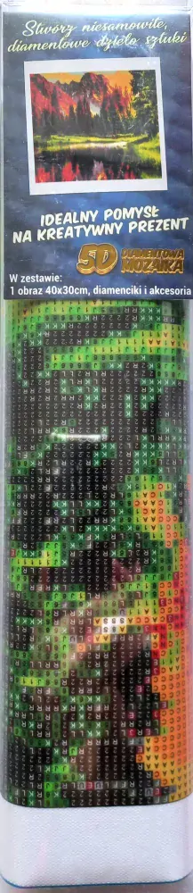 Norimpex Diamantové malování Západ slunce u jezera 30x40cm