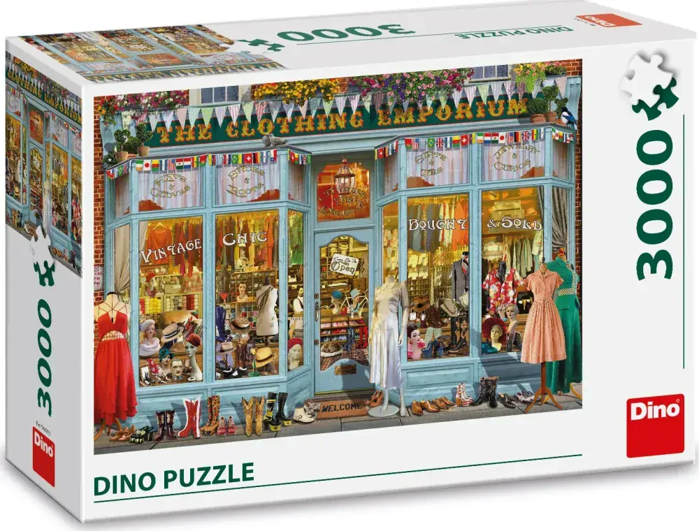 DINO Puzzle Butik 3000 dílků