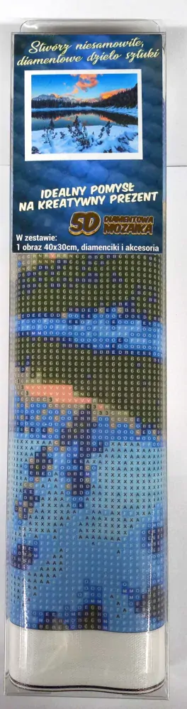 Norimpex Diamantové malování Zimní klid 30x40cm