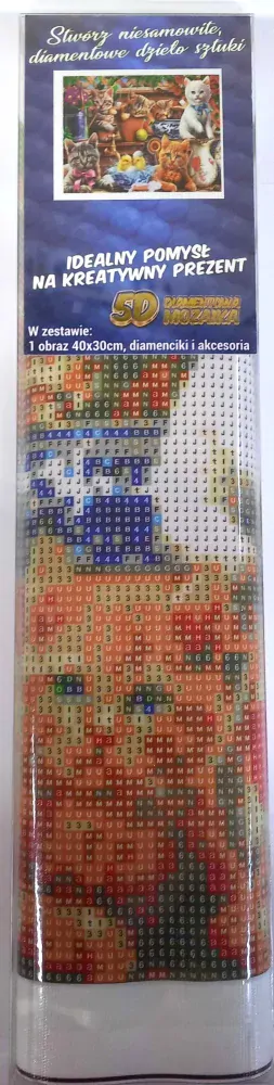 Norimpex Diamantové malování Kočičí police 30x40cm