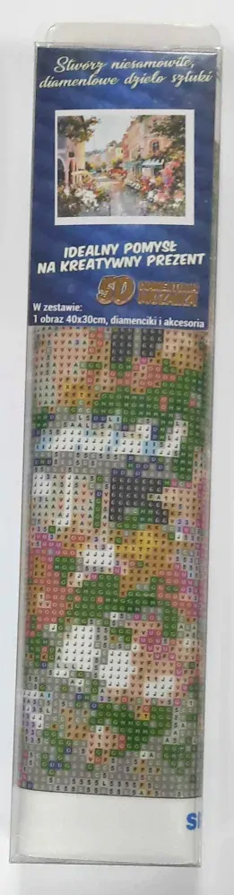 Norimpex Diamantové malování Květinová promenáda 30x40cm