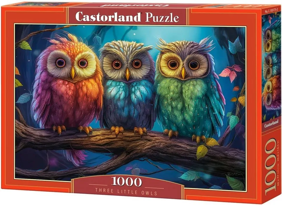 CASTORLAND Puzzle Tři malé sovy 1000 dílků