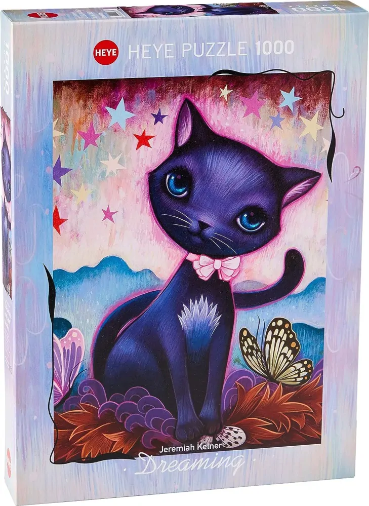 HEYE Puzzle Dreaming: Černé koťátko 1000 dílků