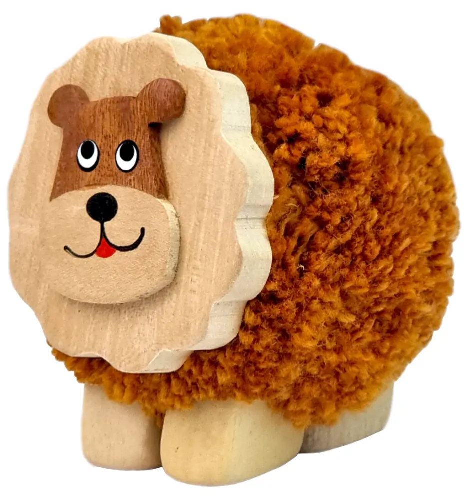 2Kids Toys Dřevěná figurka XL pompon Lev