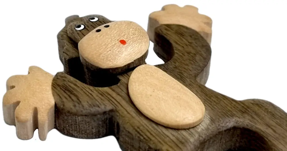 2Kids Toys Dřevěná magnetka velká Opice