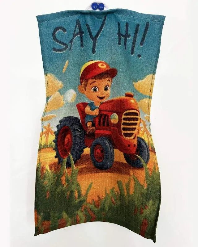Detexpol Dětský ručník Farmář Bavlna - Froté, 50/30 cm