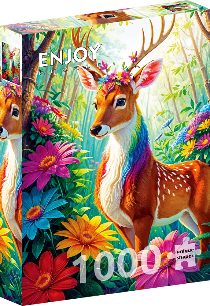 ENJOY Puzzle Kouzelný jelen 1000 dílků