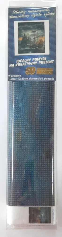 Norimpex Diamantové malování Pirátská loď 30x40cm