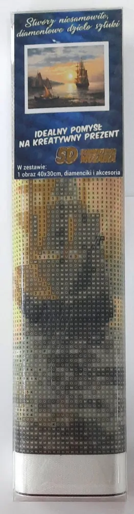 Norimpex Diamantové malování Plachetnice II 30x40cm