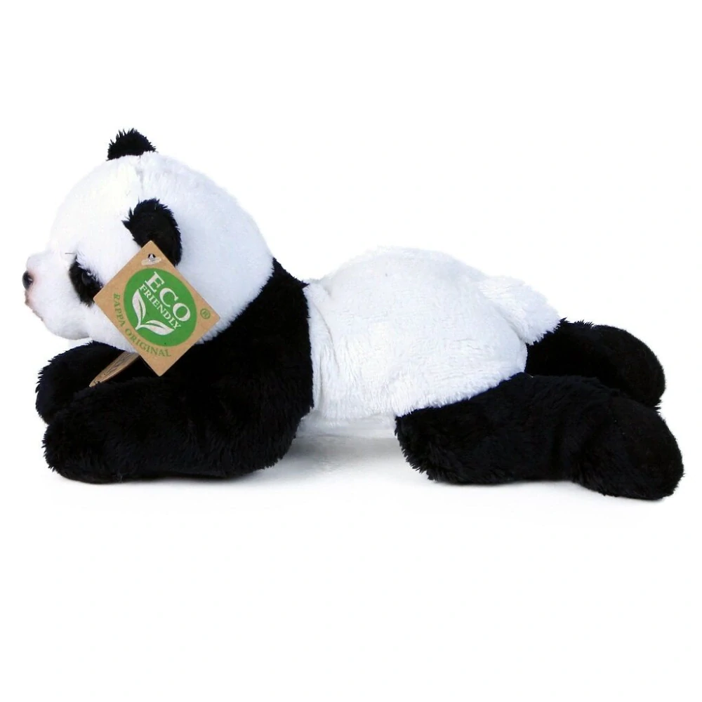 Rappa Plyšová panda ležící 18 cm ECO-FRIENDLY