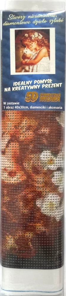 NORIMPEX Diamantové malování Něžné přátelství 30x40cm