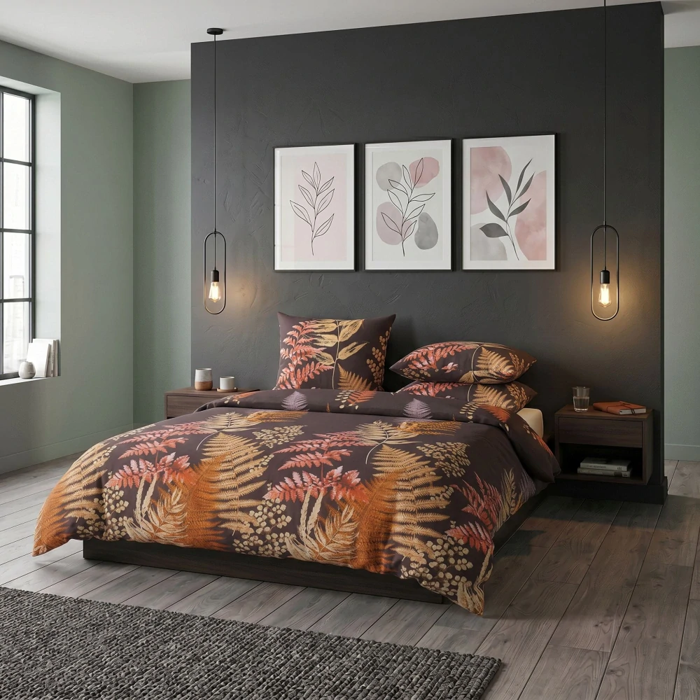 Kvalitex Saténové povlečení LUXURY COLLECTION KAPRADÍ hnědé, 1x 140/200, 1x 70/90cm