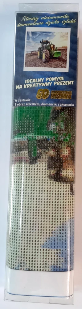 NORIMPEX Diamantové malování Traktor 30x40cm