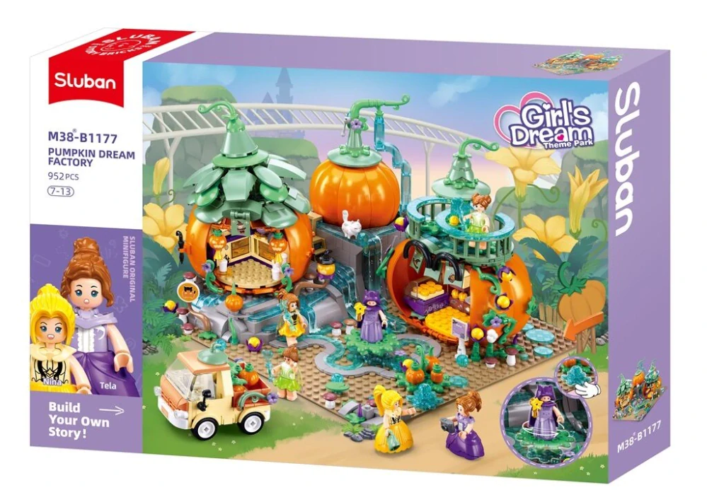 Sluban Girls Dream Pumpkin M38-B1177 Kouzelná dýňová vesnička