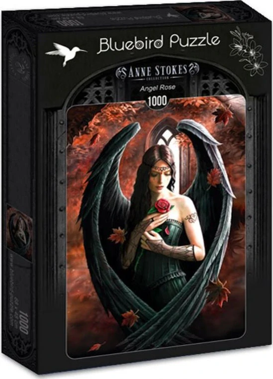 BLUEBIRD Puzzle Kolekce Anne Stokes: Andělská růže 1000 dílků