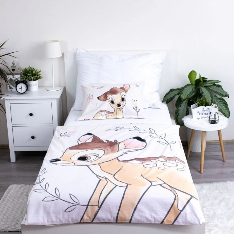 JERRY FABRICS Povlečení do postýlky Bambi Beige baby  Bavlna, 100/135, 40/60 cm