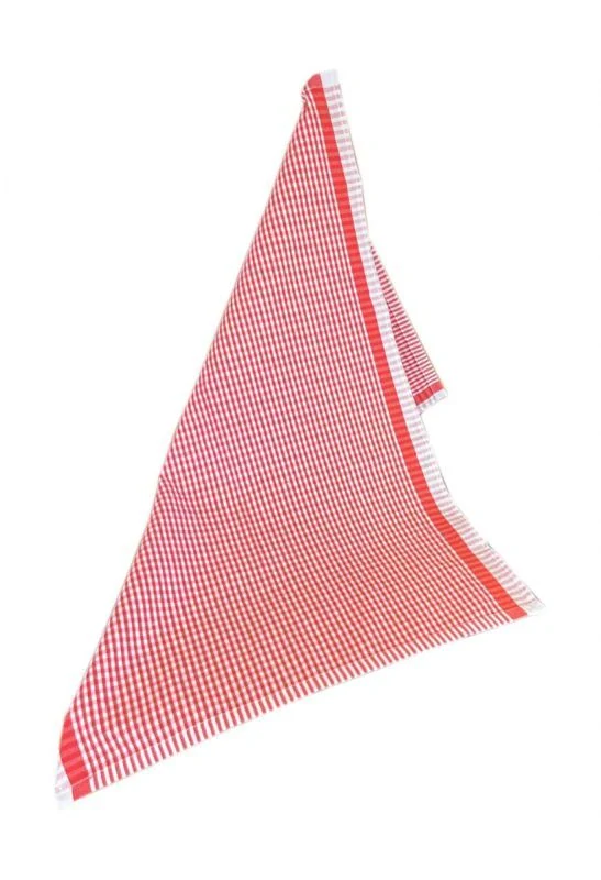 Polášek Kuchyňské utěrky z Egyptské bavlny  Bavlna, 3 ks vzor č.106 červená