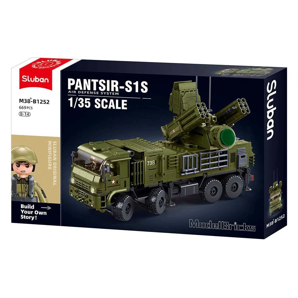 Sluban Model Bricks M38-B1252 Pantsir S1S v měřítku 1:35