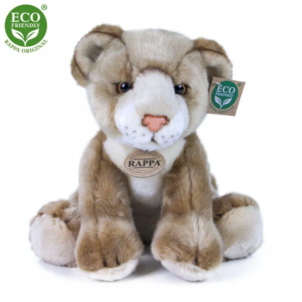 Rappa Plyšové lvíče sedící 27 cm ECO-FRIENDLY