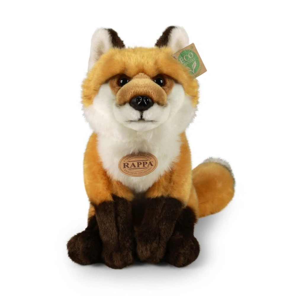 Rappa Plyšová liška sedící 27 cm ECO-FRIENDLY