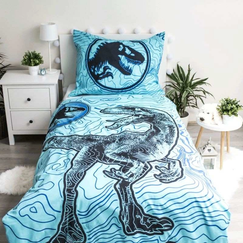 JERRY FABRICS Povlečení Jurský Svět svítící  Bavlna, 140/200, 70/90 cm