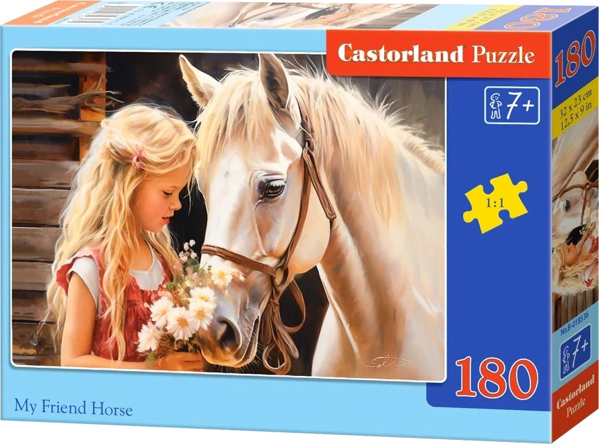 CASTORLAND Puzzle Můj přítel kůň 180 dílků