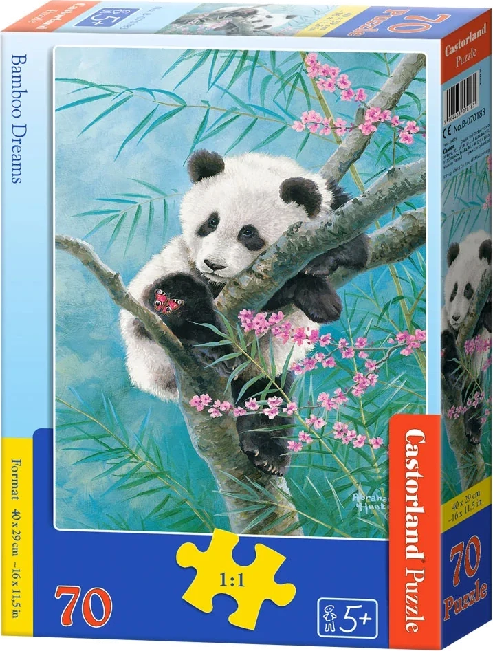 CASTORLAND Puzzle Bambusové snění 70 dílků