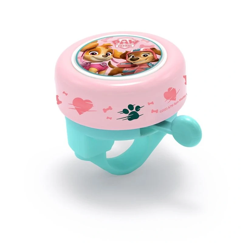 SEVEN Zvonek na kolo Paw Patrol Girls Kov, Plast, průměr 5 cm