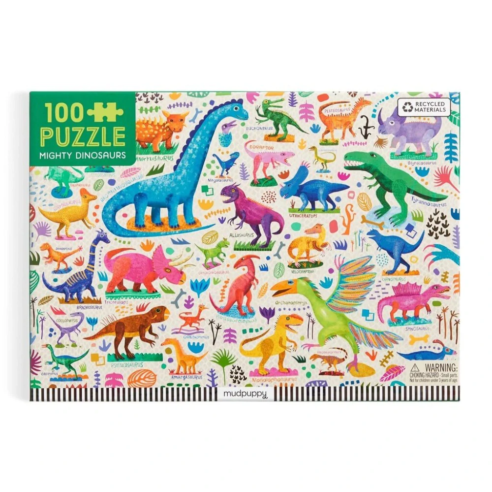 Mudpuppy Puzzle Mocní dinosauři 100 dílků