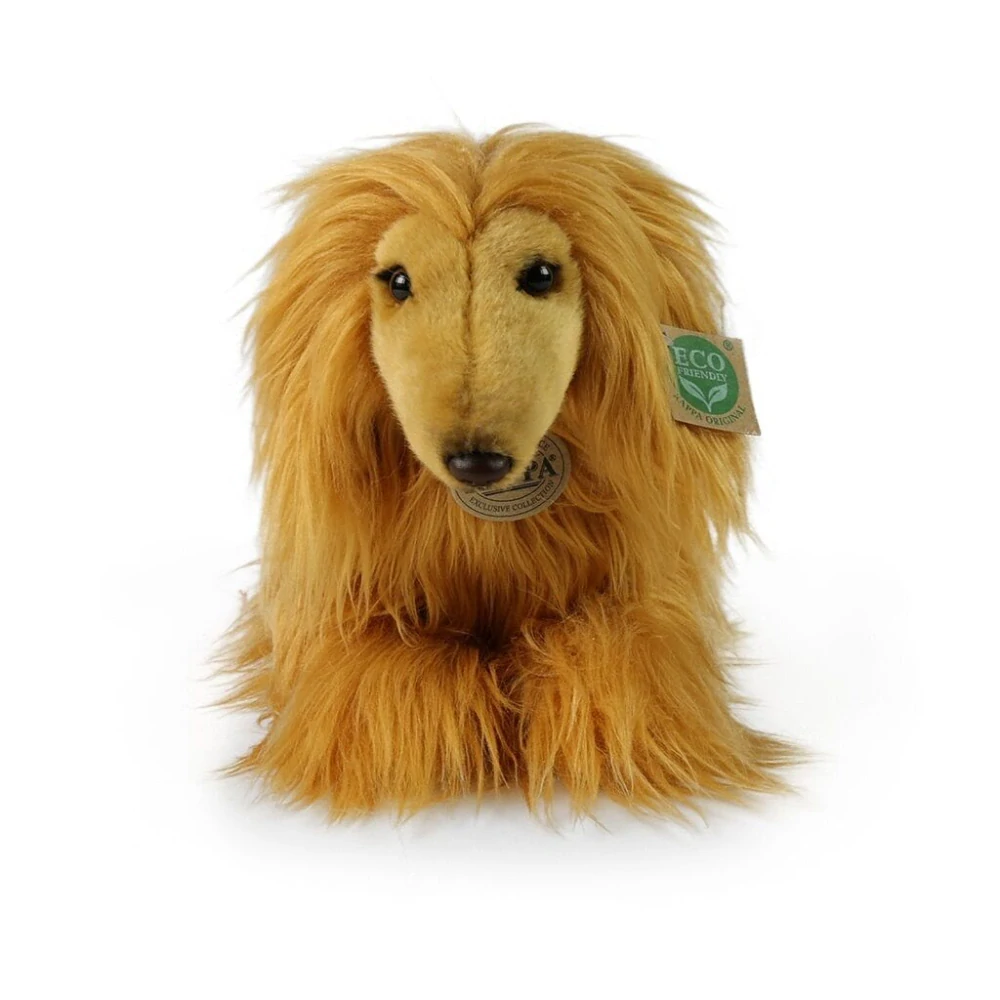 Rappa Plyšový pes afghánský chrt 32 cm ECO-FRIENDLY