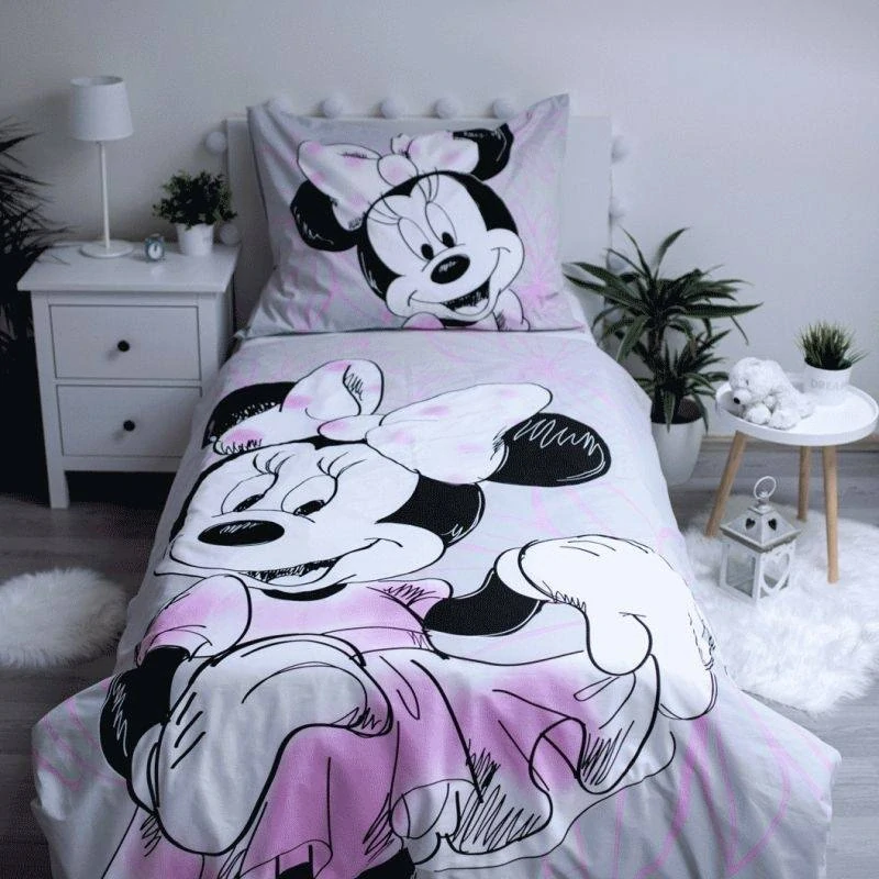 JERRY FABRICS Povlečení Minnie Beautiful 02 Bavlna, 140/200, 70/90 cm