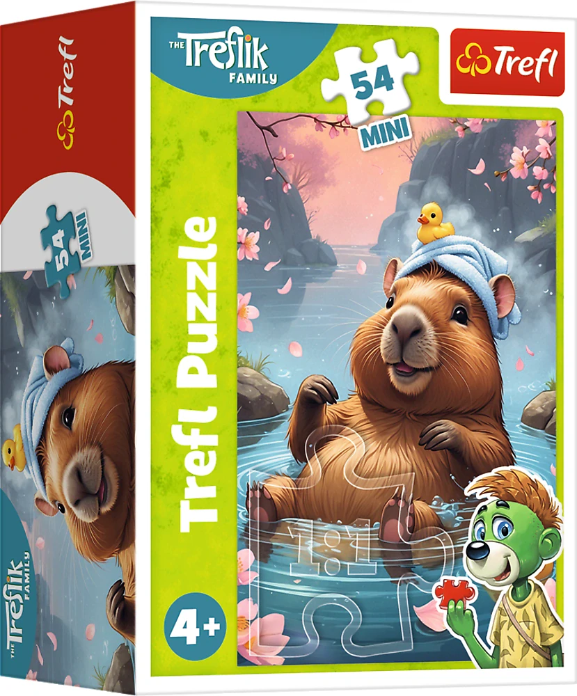 TREFL Puzzle Treflíci: Bobr 54 dílků