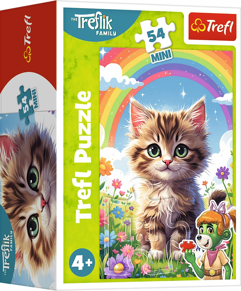 TREFL Puzzle Treflíci: Kotě 54 dílků
