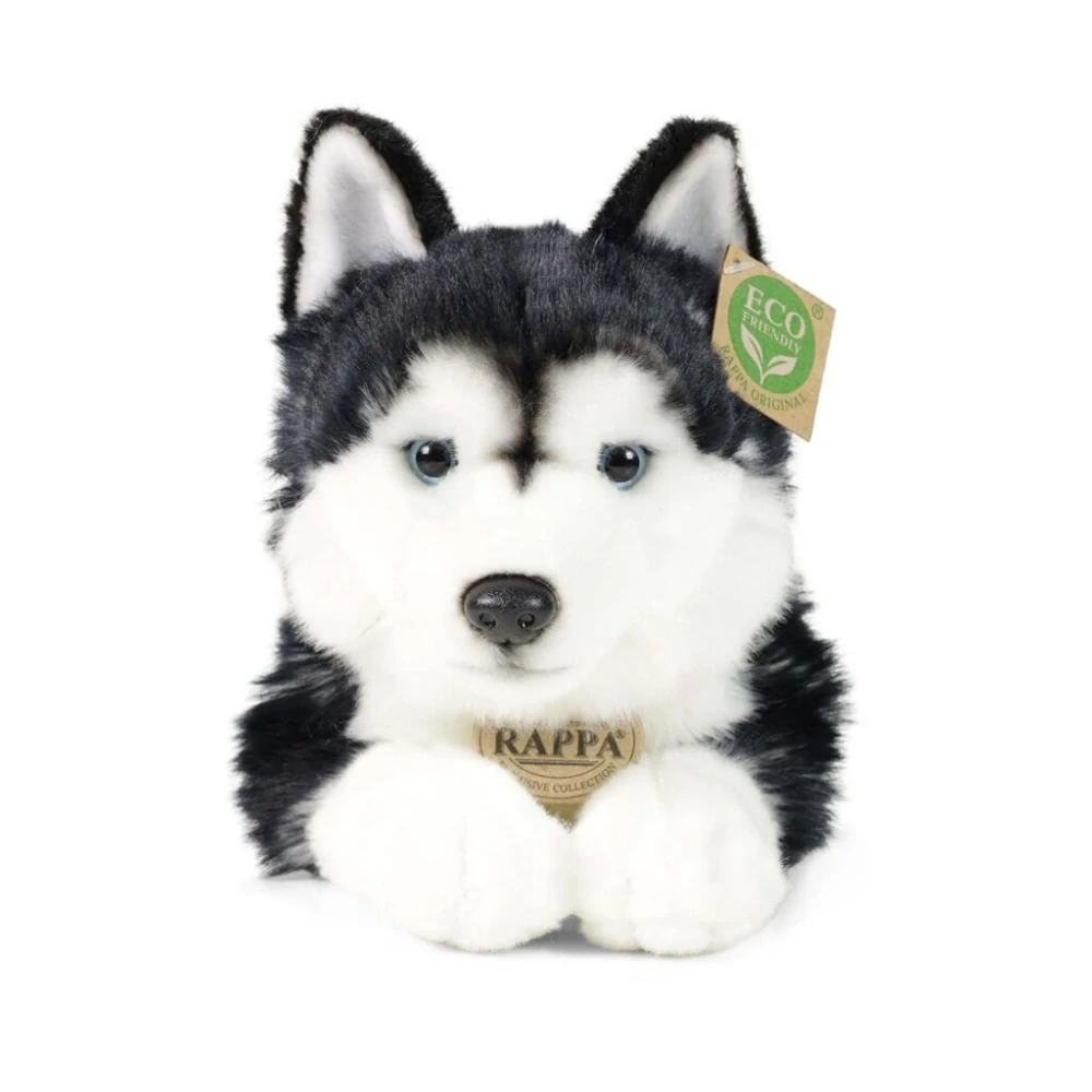 Rappa Plyšový pes husky 36 cm ECO-FRIENDLY