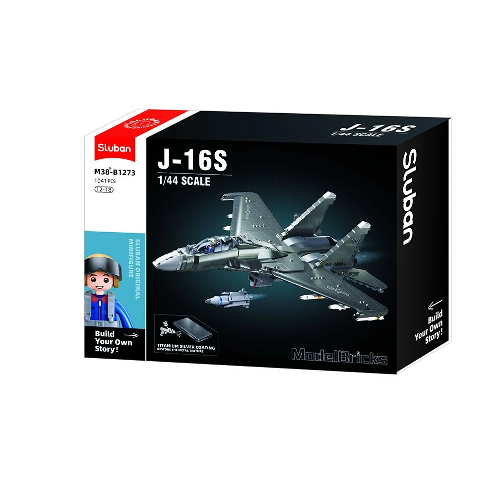 Sluban Model Bricks M38-B1273 Stíhací letoun J-16 1:44