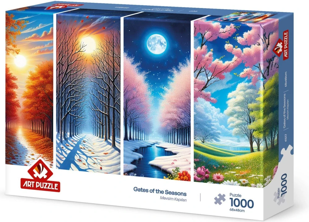 ART PUZZLE Puzzle Brány ročního období 1000 dílků