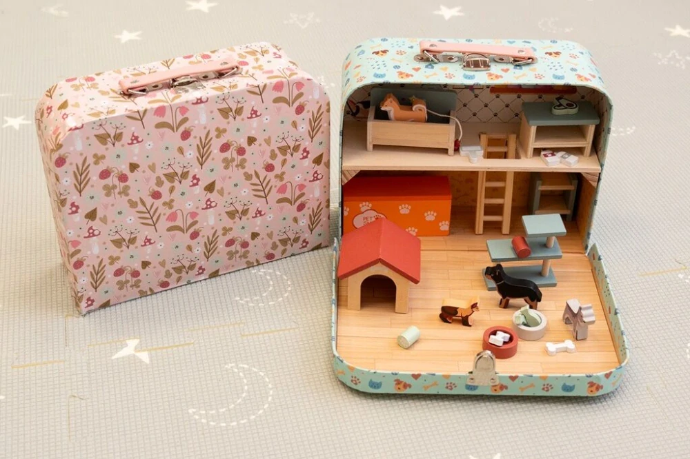 2Kids Toys Domeček pro mazlíčky v kufříku