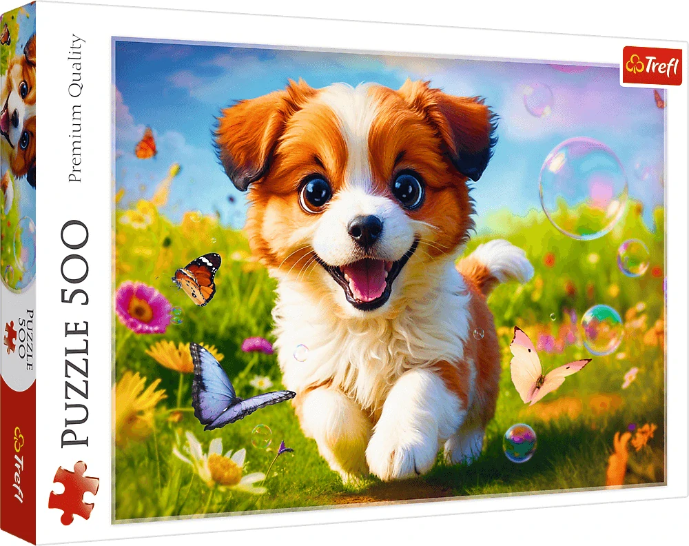 TREFL Puzzle Veselý pejsek 500 dílků