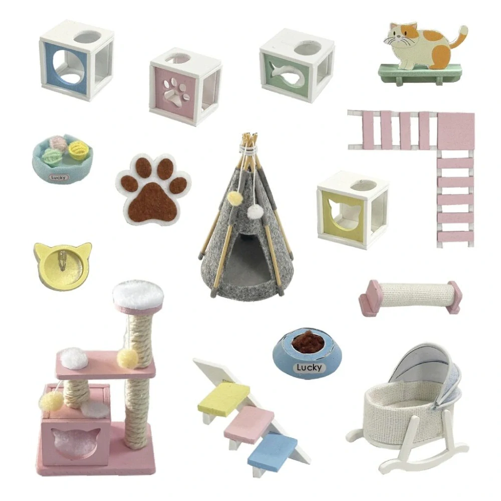 2Kids Toys miniatura domečku Domov kočičky Mňau