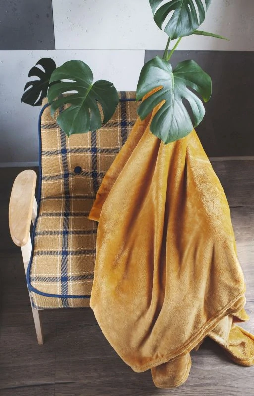 FARO Deka mikroplyš super soft medová Polyester, 150/200 cm