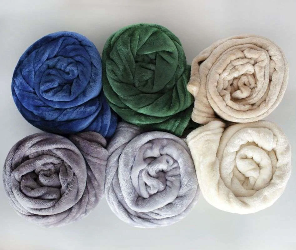 FARO Deka mikroplyš super soft modrá  Polyester, 150/200 cm