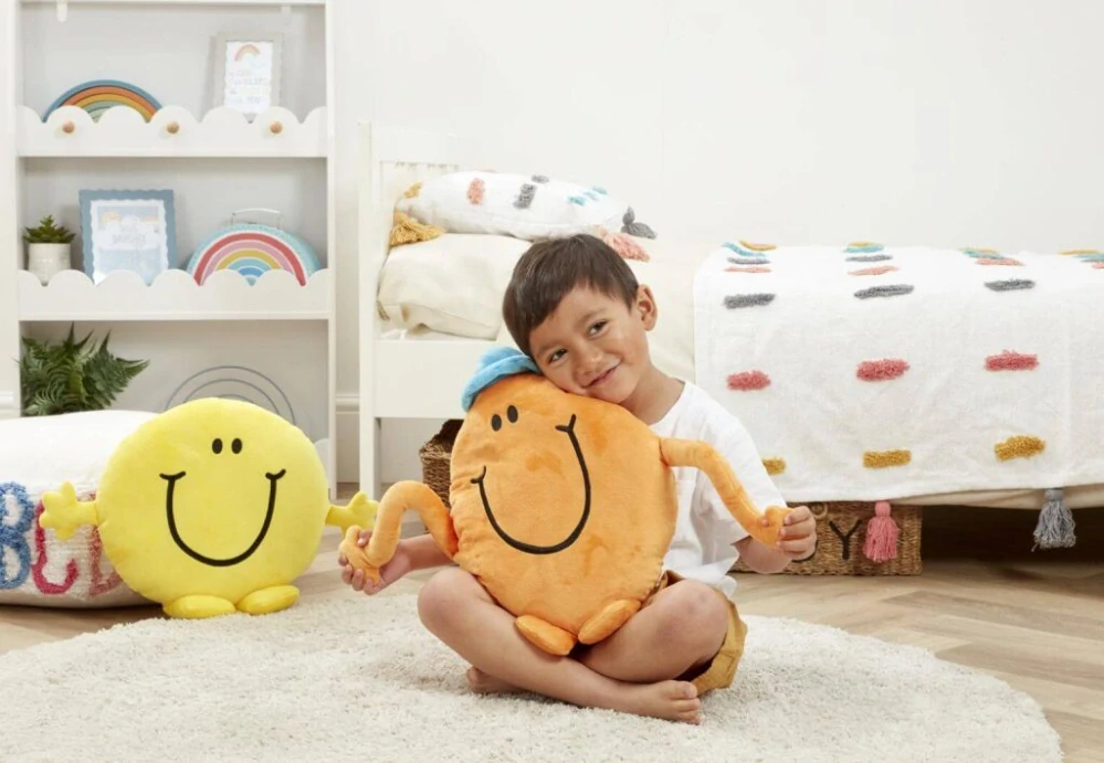 Rainbow Mr. Men Mr. Tickle Velký polštářek