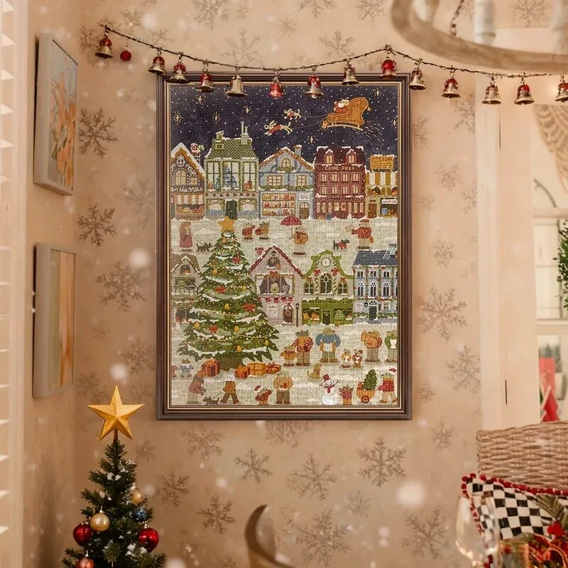 RoboTime Puzzle Štědrý den štěňat 1000 dílků