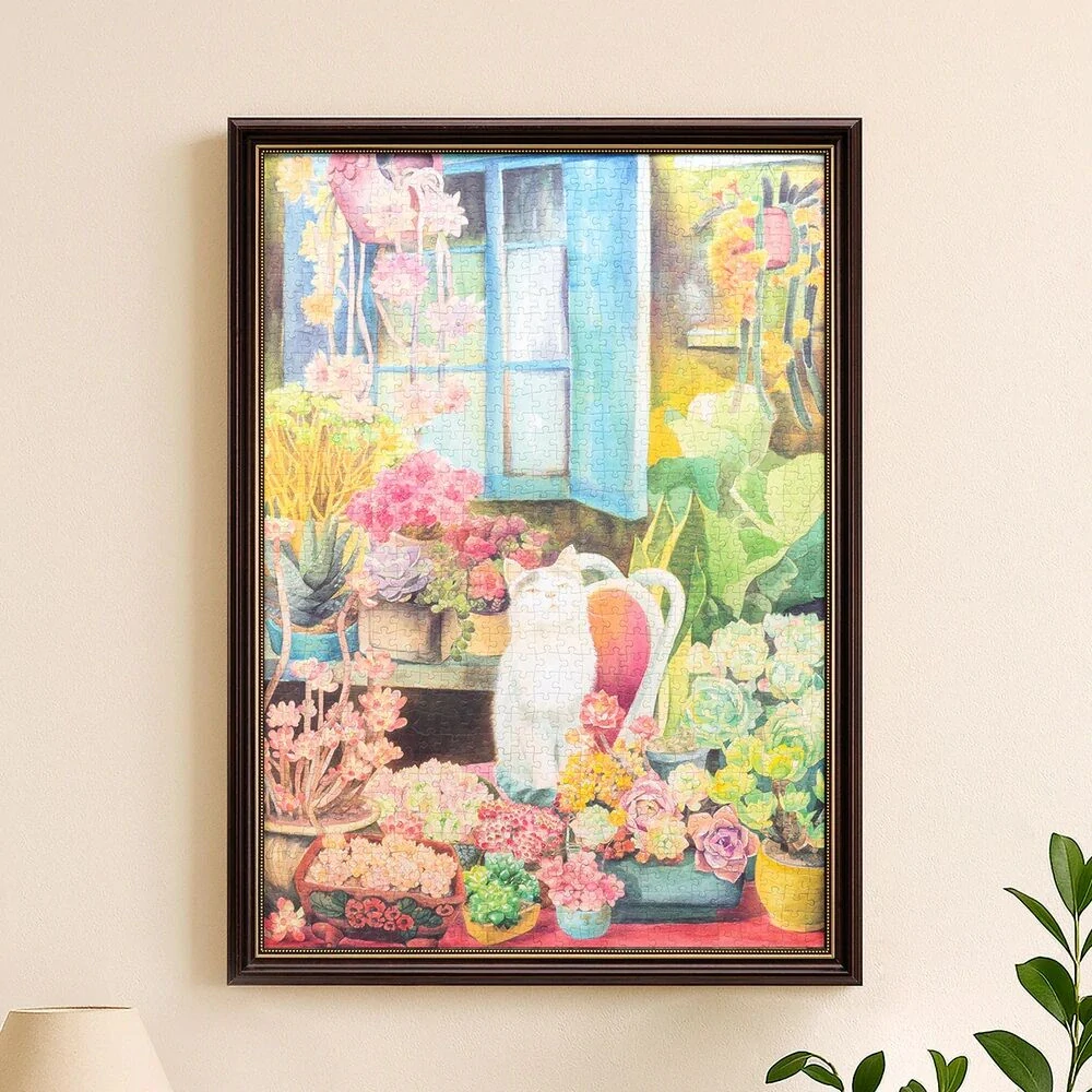 RoboTime Puzzle Kočičí zahrádka 1000 dílků