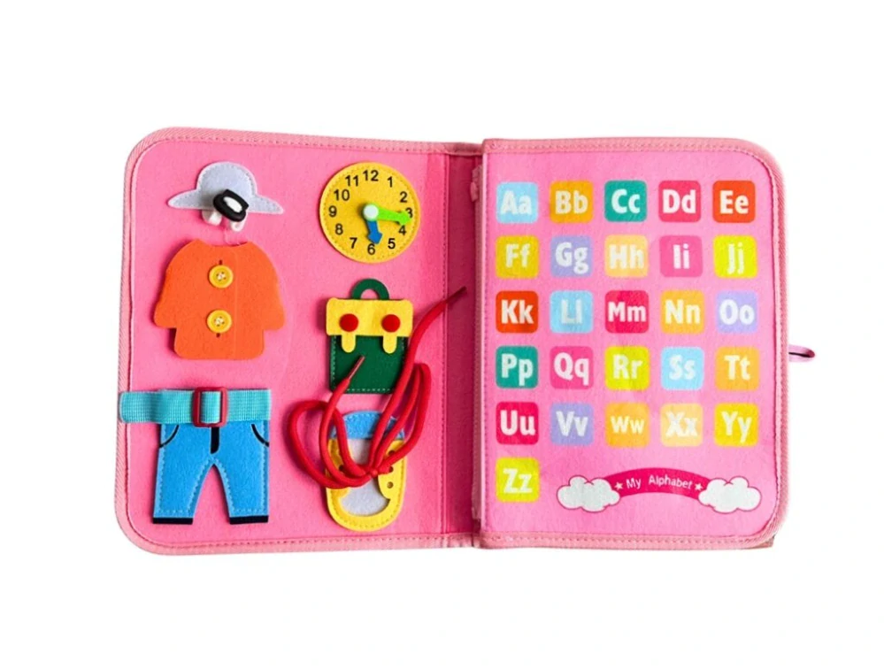 2Kids Toys Senzorická busy kniha Jednorožec 3
