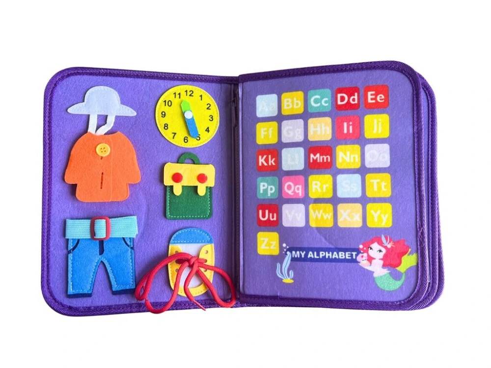 2Kids Toys Senzorická busy kniha Mořské panny